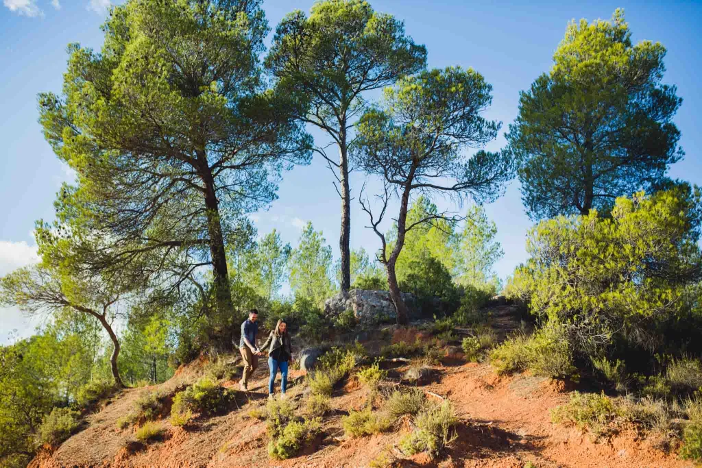 Séance couple aux terres rouges à la sainte victoire – Le Tholonet, Sainte-Victoire, photo 4